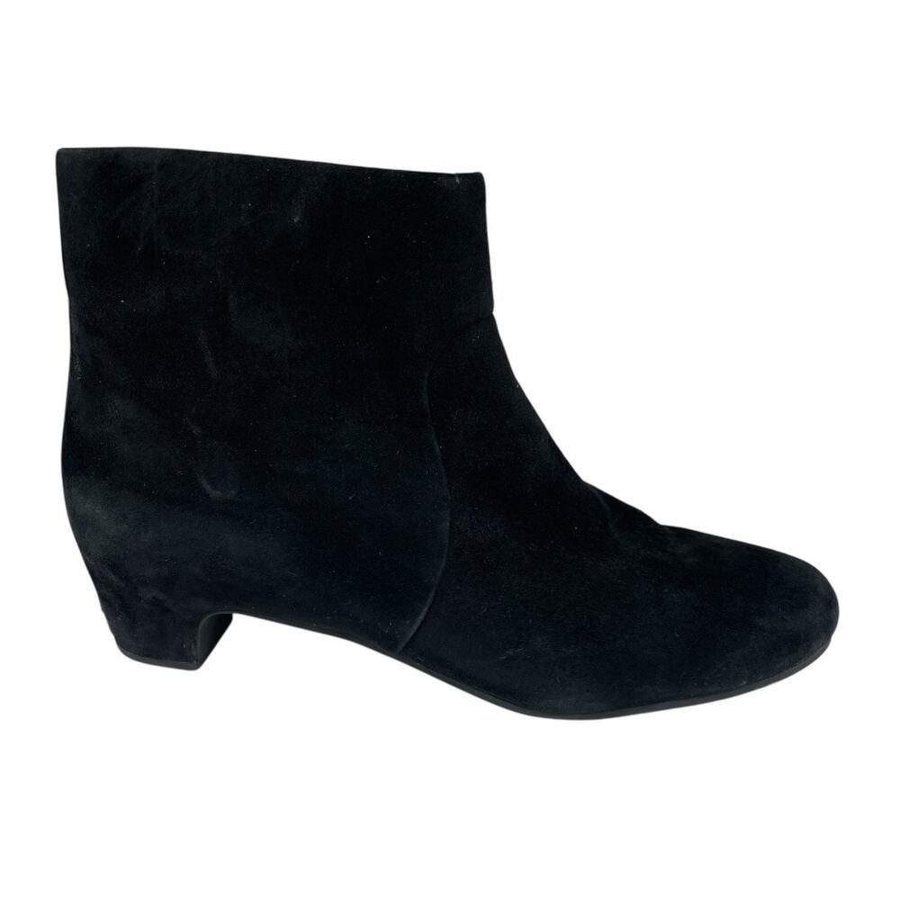 Eileen Fisher Sz 9 EF47409 Prim Tumbled Nubuck Bootie Work Luxury Orig $268